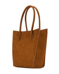 Sac fourre-tout en daim tabac Jacquemus