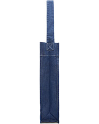 Sac fourre-tout en denim bleu marine Sunnei