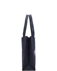 Sac fourre-tout en denim imprimé bleu marine A.P.C.