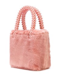 Sac fourre-tout en fourrure fuchsia Shrimps