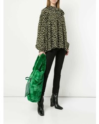 Sac fourre-tout en fourrure vert foncé Unreal Fur