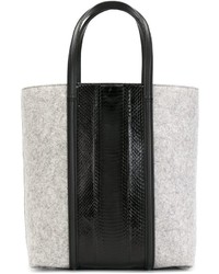 Sac fourre-tout en laine gris Alexander Wang