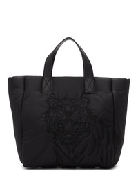 Sac fourre-tout en nylon brodé noir