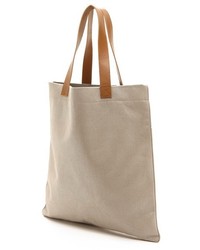 Sac fourre-tout en toile beige Bop Basics