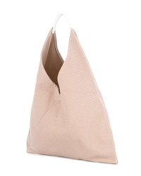 Sac fourre-tout en toile beige Cabas