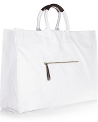 Sac fourre-tout en toile blanc