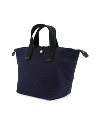 Sac fourre-tout en toile bleu marine Cabas