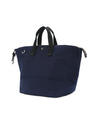 Sac fourre-tout en toile bleu marine Cabas