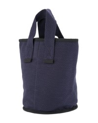 Sac fourre-tout en toile bleu marine Cabas