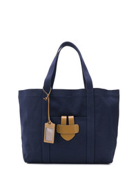 Sac fourre-tout en toile bleu marine Tila March