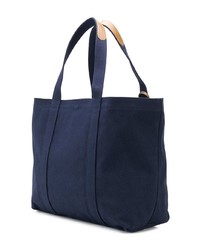 Sac fourre-tout en toile bleu marine Tila March