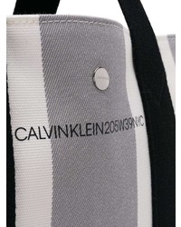 Sac fourre-tout en toile gris Calvin Klein 205W39nyc