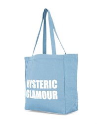 Sac fourre-tout en toile imprimé bleu clair Hysteric Glamour