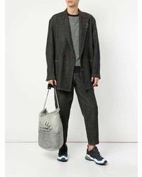 Sac fourre-tout en toile imprimé gris Kolor Beacon