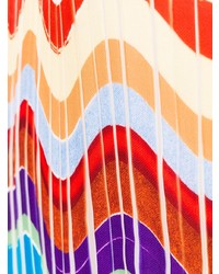 Sac fourre-tout en toile imprimé multicolore Pleats Please By Issey Miyake