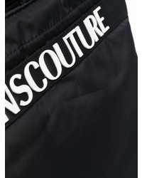 Sac fourre-tout en toile imprimé noir et blanc VERSACE JEANS COUTURE