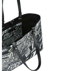 Sac fourre-tout en toile imprimé noir Hysteric Glamour