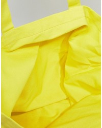 Sac fourre-tout en toile jaune Whistles