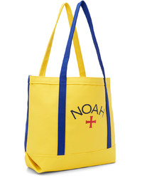 Sac fourre-tout en toile jaune Noah