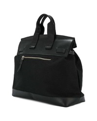 Sac fourre-tout en toile noir Cabas