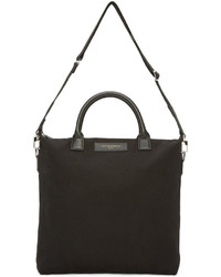 Sac fourre-tout en toile noir WANT Les Essentiels