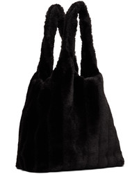 Sac fourre-tout en toile noir Anna Sui