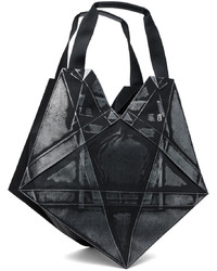 Sac fourre-tout en toile noir 132 5. ISSEY MIYAKE