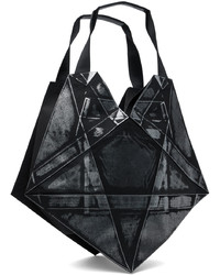 Sac fourre-tout en toile noir 132 5. ISSEY MIYAKE