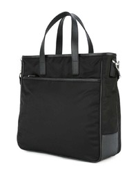 Sac fourre-tout en toile noir Prada