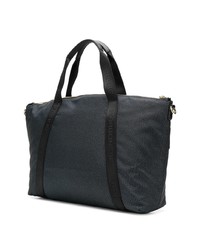 Sac fourre-tout en toile noir Borbonese