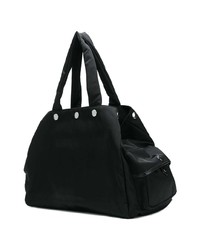 Sac fourre-tout en toile noir Sonia Rykiel