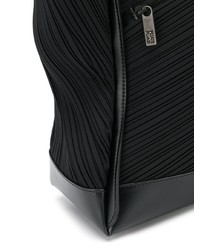 Sac fourre-tout en toile noir Pleats Please By Issey Miyake