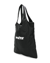 Sac fourre-tout en toile noir Off-White