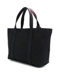 Sac fourre-tout en toile noir Tila March