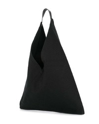 Sac fourre-tout en toile noir Cabas