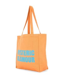 Sac fourre-tout en toile orange Hysteric Glamour