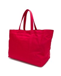 Sac fourre-tout en toile rouge Anya Hindmarch