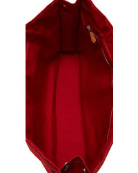 Sac fourre-tout en toile rouge