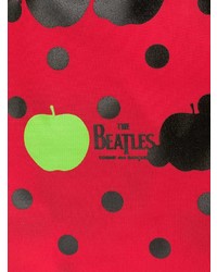 Sac fourre-tout en toile rouge The Beatles X Comme Des Garçons