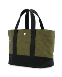 Sac fourre-tout en tricot olive Cabas