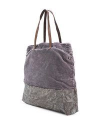 Sac fourre-tout en velours gris foncé Cecchi De Rossi