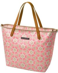 Sac fourre-tout géométrique rose