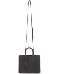 Sac fourre-tout gris foncé Saint Laurent