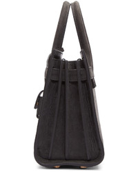 Sac fourre-tout gris foncé Saint Laurent