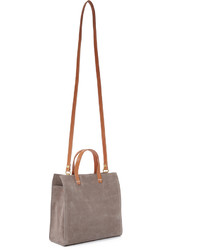 Sac fourre-tout gris Clare Vivier