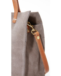 Sac fourre-tout gris Clare Vivier