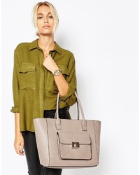 Sac fourre-tout gris Dune