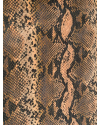 Sac fourre-tout imprimé serpent marron MM6 MAISON MARGIELA