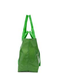 Sac fourre-tout imprimé vert Off-White