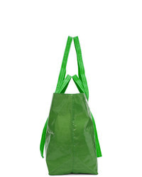 Sac fourre-tout imprimé vert Off-White